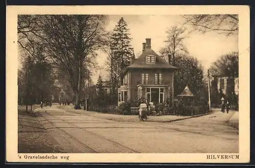 AK Hilversum, `s Gravelandsche weg