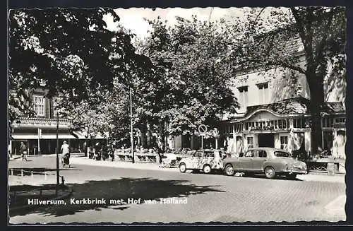AK Hilversum, Kerkbrink met Hof van Holland