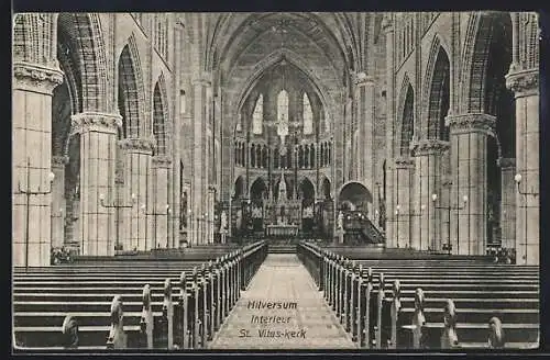 AK Hilversum, Interieur St. Vitus-kerk