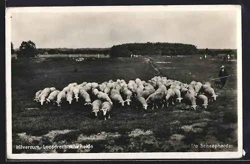 AK Hilversum, Loosdrechtsche heide, De Schaapherder