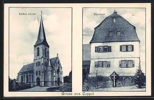 AK Cappel / Hunsrück, Katholische Kirche, Pfarrhaus