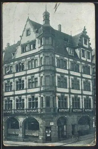 AK Freiburg /Breisgau, Viktoria-Automat Restaurant am Martinstor