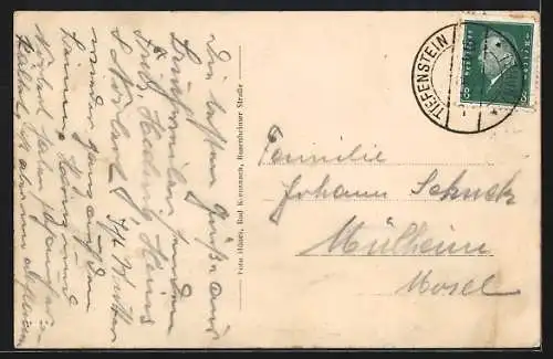 AK Bruchweiler, Handlung von Fritz Hartmann, Kriegerdenkmal, Totalansicht