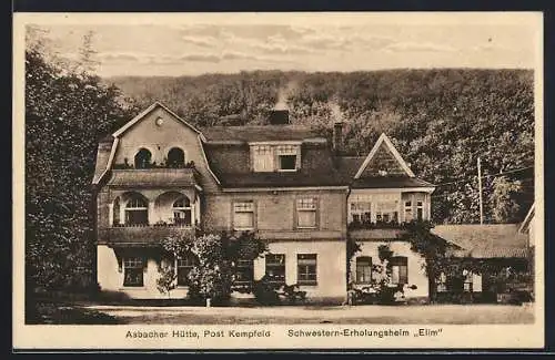 AK Kempfeld, Asbacher Hütte, Schwestern-Erholungsheim Elim