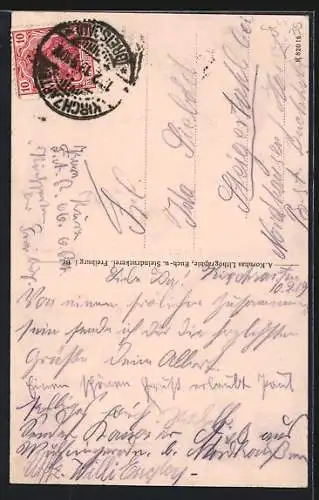 AK Freiburg i. B., Gasthaus zum Schiff F. Klumpp mit Fuhrwerk, Kindergruppe, Gartenansicht