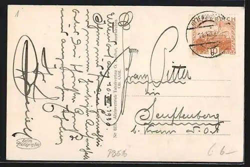 AK Mauerkirchen, Blick auf die Kirche