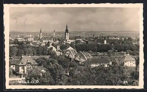 AK Wels, Blick über die Stadt