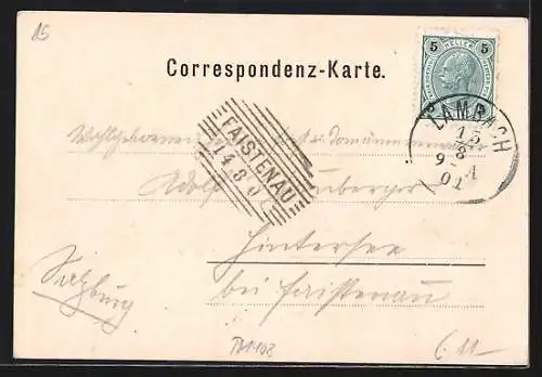AK Lambach, Ortsansicht von der Südseite