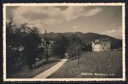 AK Bad Goisern, Teilansicht mit Stephaneum