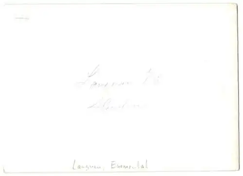 Fotografie unbekannter Fotograf, Ansicht Langnau / Emmental, Strassenansicht mit Hotel Zum Hirschen