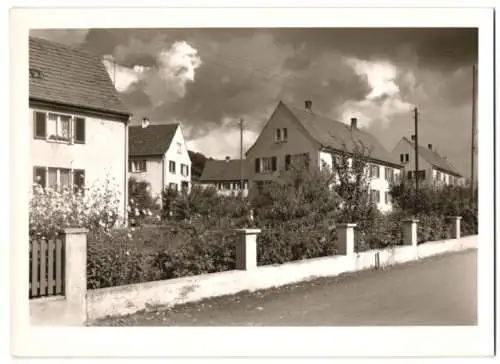 Fotografie Friedrich Gutermann, Lörrach, Ansicht Lörrach-Haagen / Baden, Wohnhaus-Siedlung