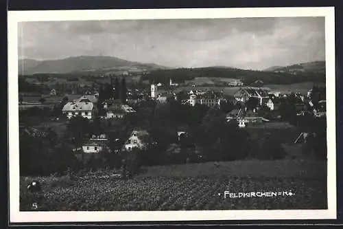 AK Feldkirchen /Kä., Totalansicht von einem Acker aus