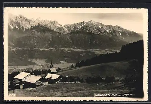 AK Windegg /Hall, Teilansicht mit Bergpanorama