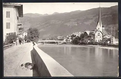 AK Zell am Ziller, Partie am Fluss