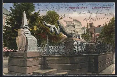 AK Klagenfurt, Das Lindwurm-Denkmal