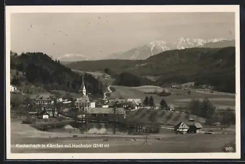 AK Keutschach, Totalansicht mit Hochobir