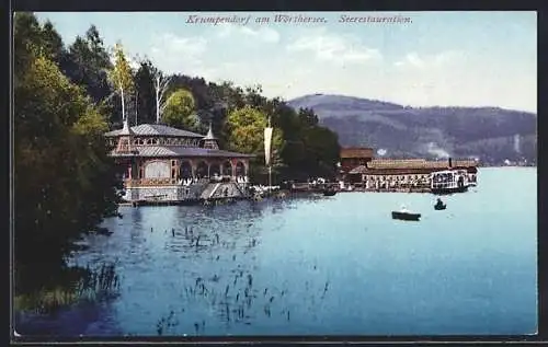 AK Krumpendorf am Wörthersee, Gaststätte Seerestauration