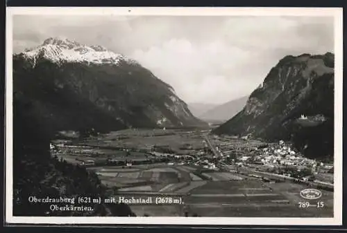 AK Oberdrauburg /Oberkärnten, Ortsansicht mit Hochstadl