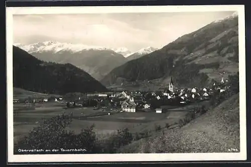 AK Obervellach, Blick zum Ort