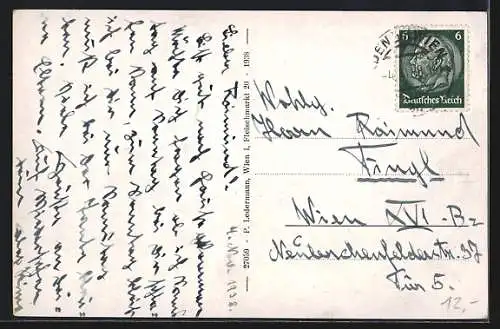 AK Baden b. Wien, Rathaus, Hotel Stadt Wien, platz