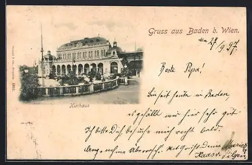 AK Baden b. Wien, Kurhaus