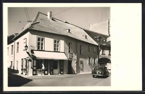 AK Baden b. Wien, Beethoven-Gedenkstätte im Haus der Neunten, Rathausgasse 10