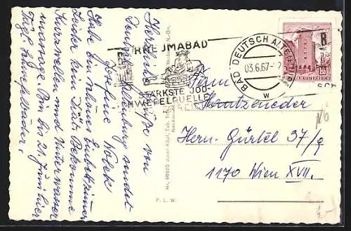 AK Bad Deutsch-Altenburg /N. Ö., Cafe Riedmüller, Kurhaus, Neues Kurhaus