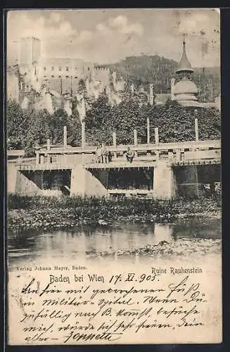 AK Baden bei Wien, Ruine Rauhenstein