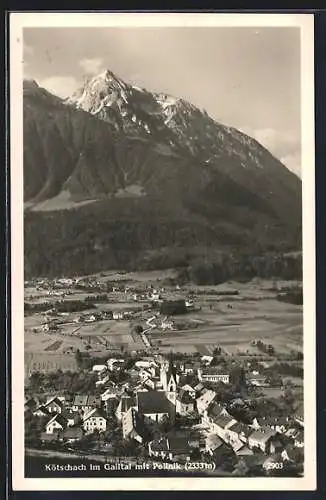 AK Kötschach im Gailtal, Ortsansicht mit Polinik