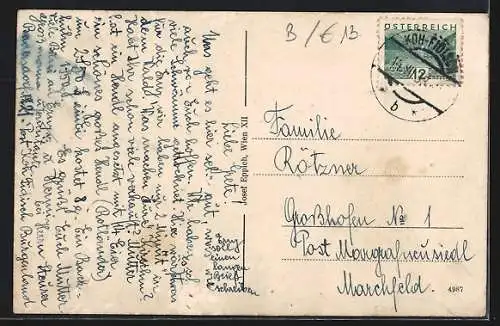 AK Badersdorf /Burgenland, Fernblick auf den Ort