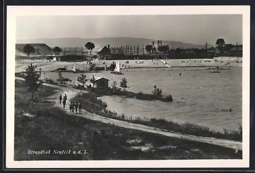 AK Neufeld an der Leitha, Sicht über das Strandbad