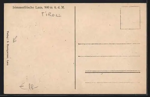 AK Lans, Strassenpartie im Ort