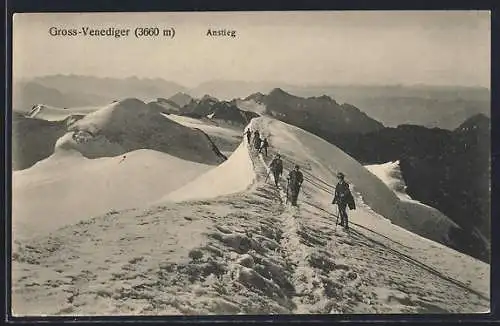 AK Bergsteigen, Gross-Venediger, Anstieg