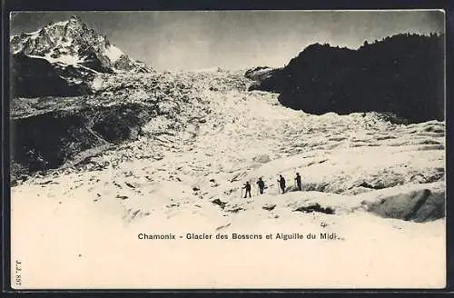 AK Chamonix, Glacier des Bossons et Aiguille du Midi, Bergsteigen