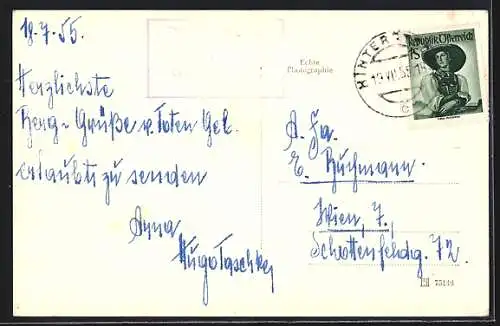 AK Gipfelkreuz am Grossen Priel