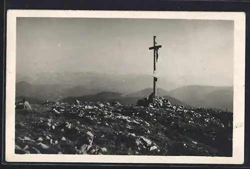 AK Gipfelkreuz auf dem Ötscher