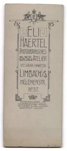 Fotografie Eli Haertel, Limbach i.S., Helenenstr. 37, Porträt einer Dame im eleganten Kleid