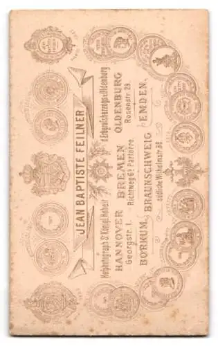 Fotografie Jean Baptiste Feilner, Oldenburg, Rosenstr. 29, Porträt eines eleganten Mannes