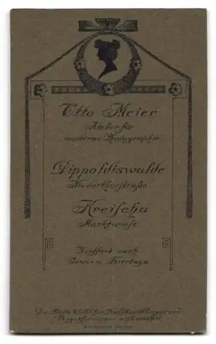 Fotografie Otto Meier, Dippoldiswalde, Niedertorstrasse, Porträt eines Mannes