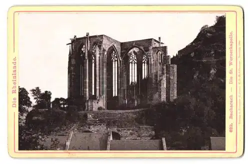 Fotografie Römmler & Jonas, Dresden, Ansicht Bacharach, Ruine der St. Wernerkapelle