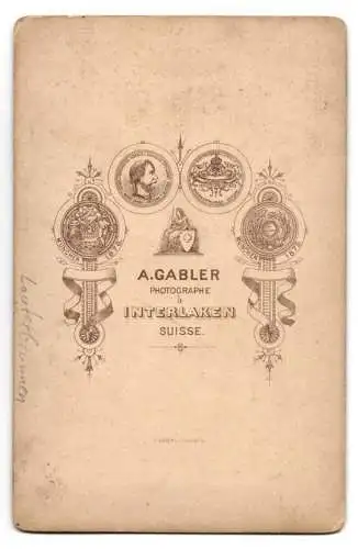 Fotografie A. Gabler, Interlaken, Ansicht Lauterbrunnen, der Trummelbach, Cascade superieure