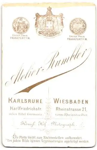 Fotografie Rumbler, Karlsruhe, Portrait Rudolf Schneider, Opernsänger (Tenor) und Kaufmann