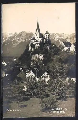 AK Rankweil, Teilansicht mit Blick zur Kirche