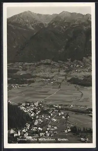 AK Möllbrücken /Kärnten, Blick über Ort und Umgebung