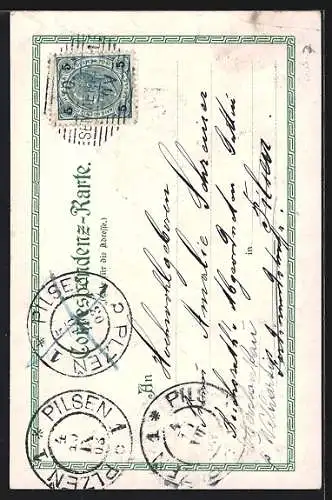 AK Semmering, Kapelle Semmering, Passepartout