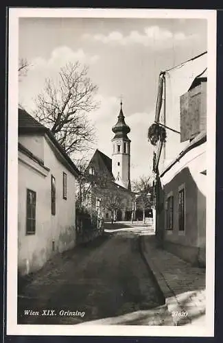 AK Wien, Grinzing, Grinzinger Kirche