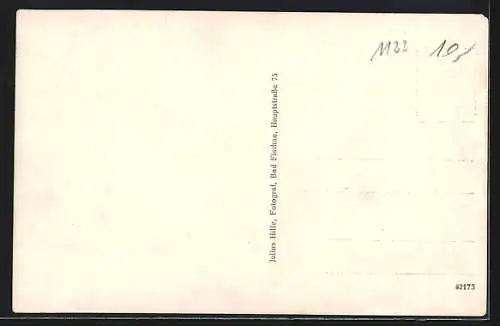 Foto-AK Bad Fischau, Rundflug ins Schneeberggebiet, Studiokulisse