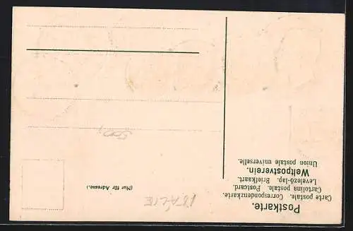 Präge-AK Italien, Lire und Centesimi, Wechselkurse zu verschiedenen Währungen um 1905
