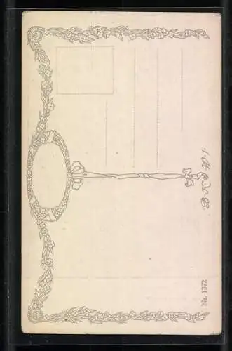 Künstler-AK Brüder Kohn (B.K.W.I) Nr. 1372: Stillleben mit Blumenvasen, Frühlingsboten