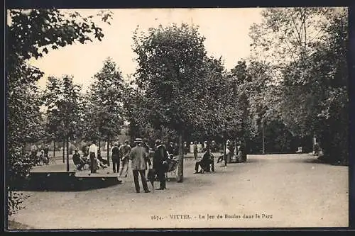 AK Vittel, Le Jeu de Boules dans le Parc